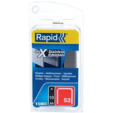 

RAPID Spony 53/10mm, 1080ks, nerez, blistr