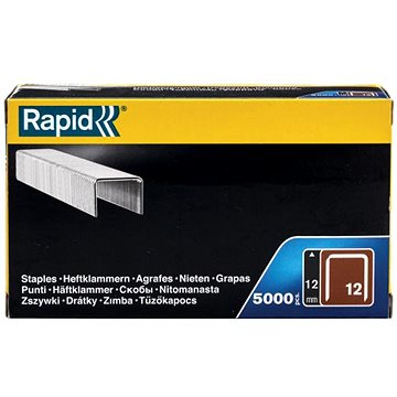 

RAPID Spony 12/12mm, 5000ks, krabička