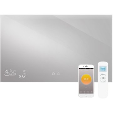 

InfraTherm Nástěnné Infra chytré zrcadlo SMART 250 W 60 × 80 cm, na výšku, WiFi, LED osvětlení