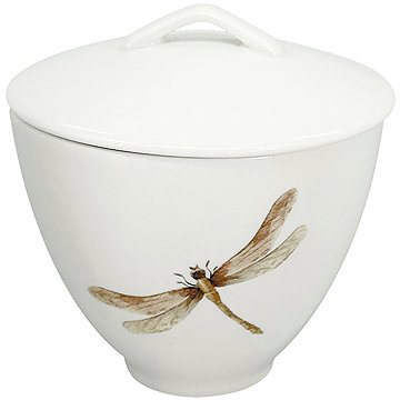 

by inspire Porcelánová cukřenka Vážka 150 ml, zelená / hnědá