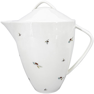 

by inspire Porcelánová konvice Berries 1600 ml, zelená / červená