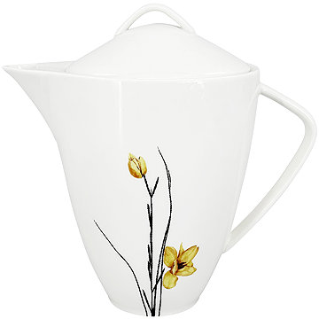 

by inspire Porcelánová konvice Spring 1600 ml, žlutá / černá