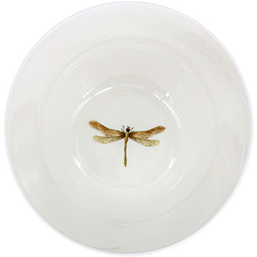 

by inspire Porcelánová miska Croft Vážka 16 cm, zelená / hnědá