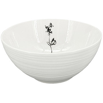 

by inspire Porcelánová miska Croft Wild 16 cm, bílá / černá