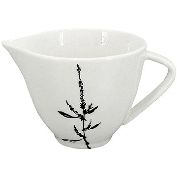 

by inspire Porcelánová mléčenka Wild 150 ml, bílá / černá