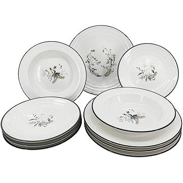 

by inspire Porcelánová jídelní sada talířů Nová Vánoční nostalgie - 12 ks