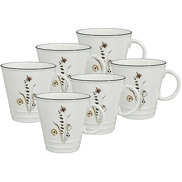 

by inspire Porcelánový hrnek Nostalgie Meadow, 350 ml, sada 6 ks