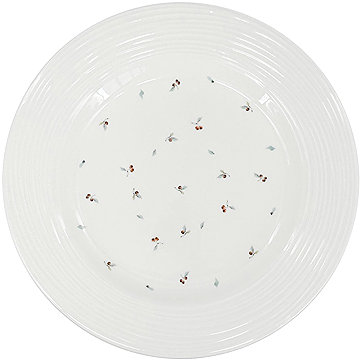 

by inspire Porcelánový mělký talíř Croft Berries 27,5 cm, zelený / červený