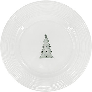 

by inspire Porcelánový mělký talíř Croft Advent 27,5 cm, zelený