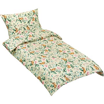

BELLATEX Povlečení Junior 90/003 zajíček v lupení 140 × 200 cm, 70 × 90 cm