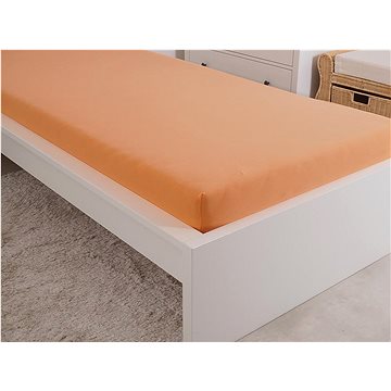 

B.E.S. PETROVICE Prostěradlo Jersey česaná bavlna MAKO 90 × 200 cm, lososová