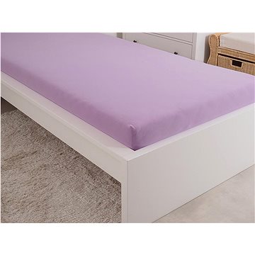 

B.E.S. PETROVICE Prostěradlo Jersey česaná bavlna MAKO 180 × 200 cm, fialové