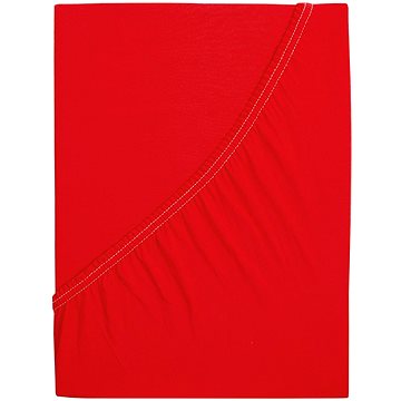 

B.E.S. PETROVICE Prostěradlo Jersey česaná bavlna MAKO 200 × 200 cm, červené