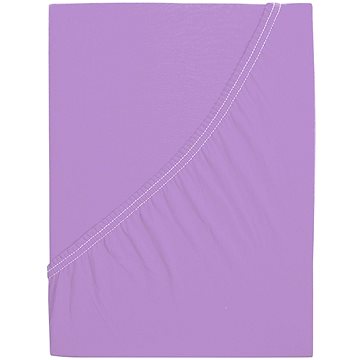 

B.E.S. PETROVICE Prostěradlo Jersey česaná bavlna MAKO 200 × 220 cm, fialové