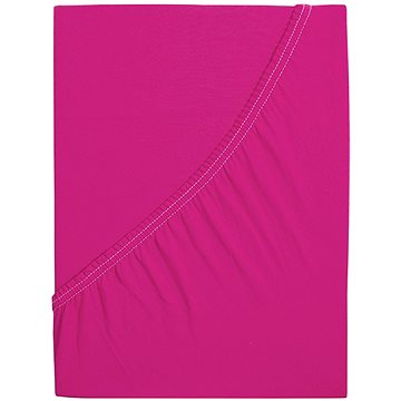 

B.E.S. PETROVICE Prostěradlo Jersey česaná bavlna MAKO 160 × 200 cm, fuchsiová