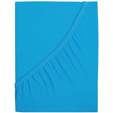 

B.E.S. PETROVICE Prostěradlo Jersey česaná bavlna MAKO 200 × 220 cm, tyrkysově modré