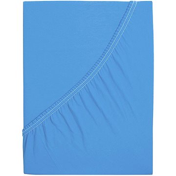 

B.E.S. PETROVICE Prostěradlo Jersey česaná bavlna MAKO 200 × 200 cm, nebesky modré