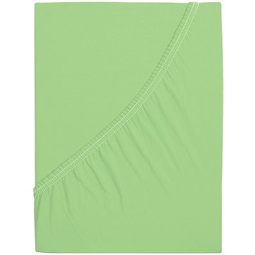 

B.E.S. PETROVICE Prostěradlo Jersey česaná bavlna MAKO 200 × 220 cm, světle zelené