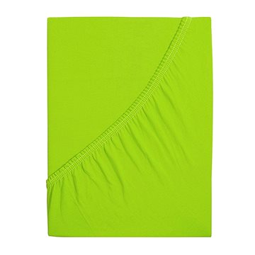 

B.E.S. PETROVICE Prostěradlo Jersey česaná bavlna MAKO 120 × 200 cm, svítivě zelené