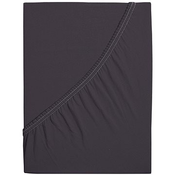 

B.E.S. PETROVICE Prostěradlo Jersey česaná bavlna MAKO 200 × 220 cm, antracit