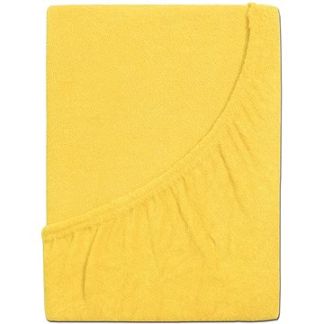 

B.E.S. PETROVICE Prostěradlo Froté PERFECT 200 × 220 cm, žluté