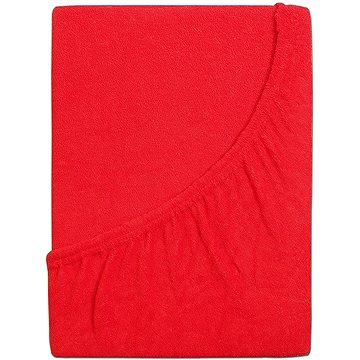 

B.E.S. PETROVICE Prostěradlo Froté PERFECT 200 × 220 cm, červené