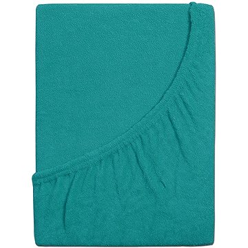 

B.E.S. PETROVICE Prostěradlo Froté PERFECT 200 × 220 cm, tyrkysově zelené