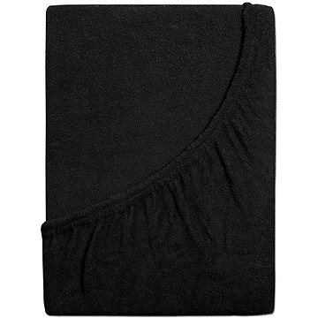 

B.E.S. PETROVICE Prostěradlo Froté PERFECT 200 × 200 cm, černé