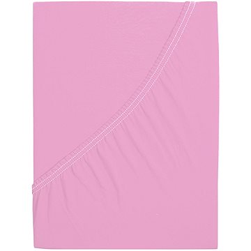 

B.E.S. PETROVICE Protěradlo Jersey s elastanem LYCRA 120 × 200 cm, růžové