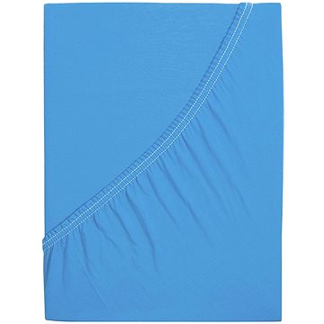

B.E.S. PETROVICE Protěradlo Jersey s elastanem LYCRA 140 × 200 cm, nebesky modré