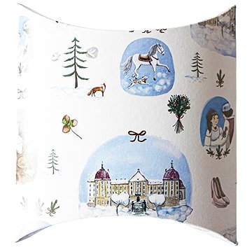 BE NICE Dárková krabička EKO, Popelka, střední, 3 ks