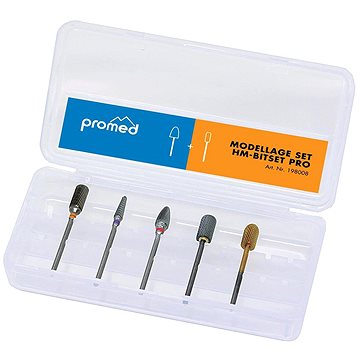 

PROMED Sada fréz na nehty HM-Bitset Pro 198008, 5 ks