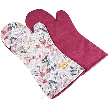 

BELLATEX Ema Grilovací rukavice dlouhá 22 × 46 cm podzim/bordo 2 ks