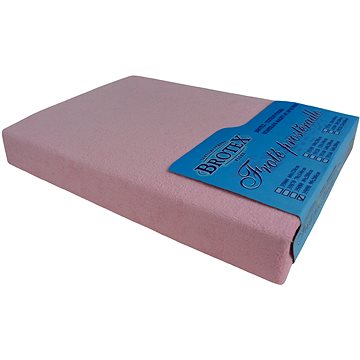

Brotex Froté prostěradlo 60 × 120 cm, růžové, dětské