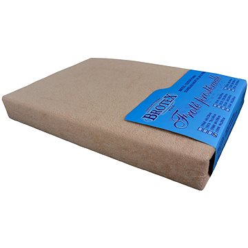 

Brotex Froté prostěradlo 60 × 120 cm, světle béžové, dětské