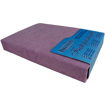 

Brotex Froté prostěradlo 90 × 200 cm, světle fialové