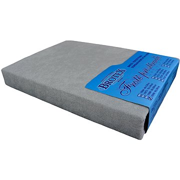 

Brotex Froté prostěradlo 60 × 120 cm, šedé, dětské
