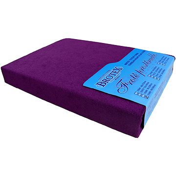 

Brotex Froté prostěradlo 120 × 200 cm, tmavě fialové