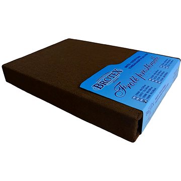 

Brotex Froté prostěradlo 80 × 200 cm, tmavě hnědé