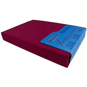 

Brotex Froté prostěradlo 220 × 200 cm, vínové