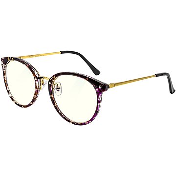 

GLASSA Blue Light Blocking Glasses PCG 010, dioptrie +2,50 vínovo zlatá