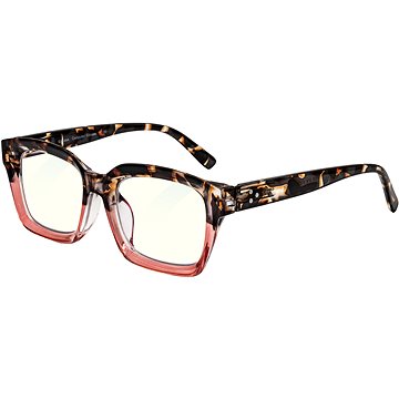 

GLASSA Blue Light Blocking Glasses PCG 014, +2,50 dio, červený vzor