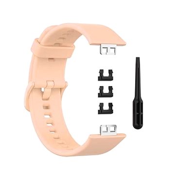 

BStrap Silicone pro Huawei Watch Fit, sand pink