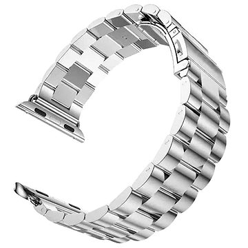

BStrap Stainless Steel Boston pro Apple Watch 42mm / 44mm / 45mm, Silver