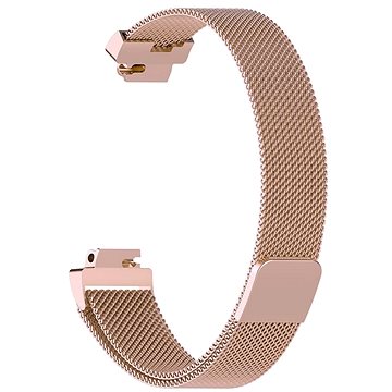

BStrap Milanese pro Fitbit Inspire rose gold, velikost L