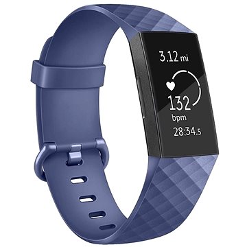 

BStrap Silicone Diamond pro Fitbit Charge 3 / 4 dark blue, velikost S