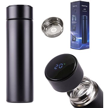 

MG Smart Cup digitální termoska 500 ml, černá