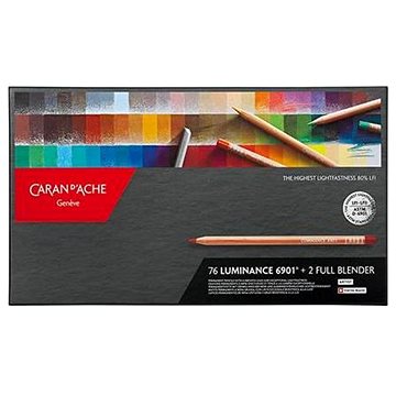 

CARAN D'ACHE Luminance 6901 76 barev + 2 blendery