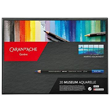 

Caran D'ache Museum Aquarelle Marine 20 barev