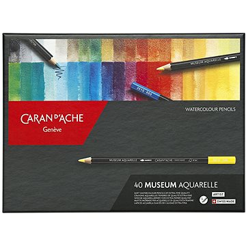 CARAN D'ACHE Museum Aquarelle 40 barev